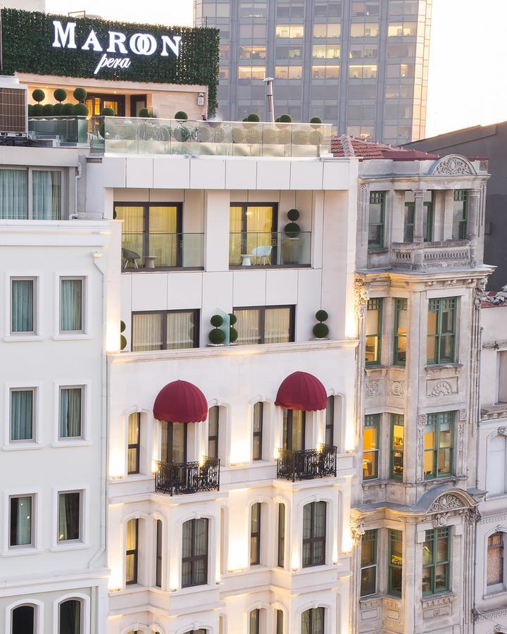 Maroon Hotel Pera Istanbul Bagian luar foto